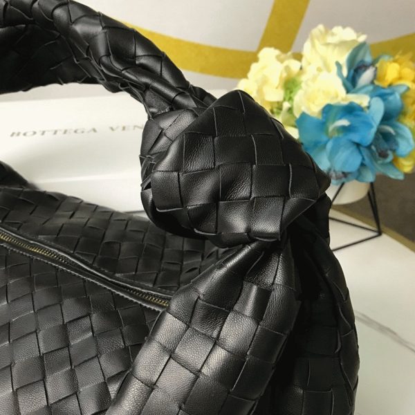Contrefaçon Petit Sac Bottega Veneta BV Jodie en Noir – Image 8