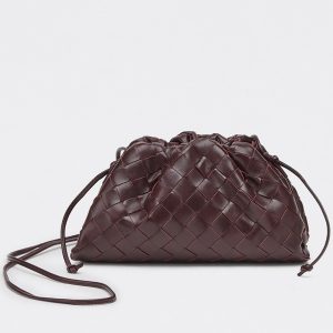 Contrefaçon Mini Pochette Bottega Veneta avec Sangle en Raisin