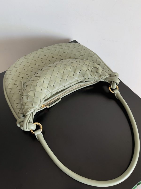 Réplique sac Bottega Veneta Gemelli moyen en Travertine – Image 9