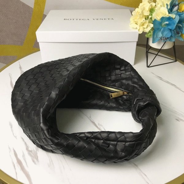 Contrefaçon Petit Sac Bottega Veneta BV Jodie en Noir – Image 5