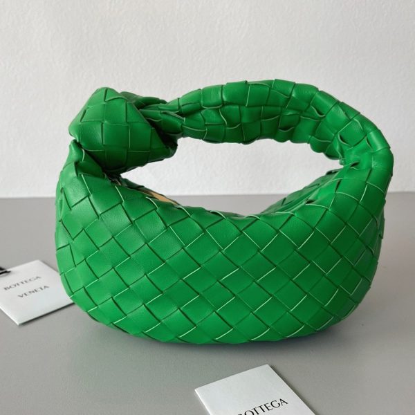Imitation Mini Sac Bottega Veneta BV Jodie en Perruche – Image 4