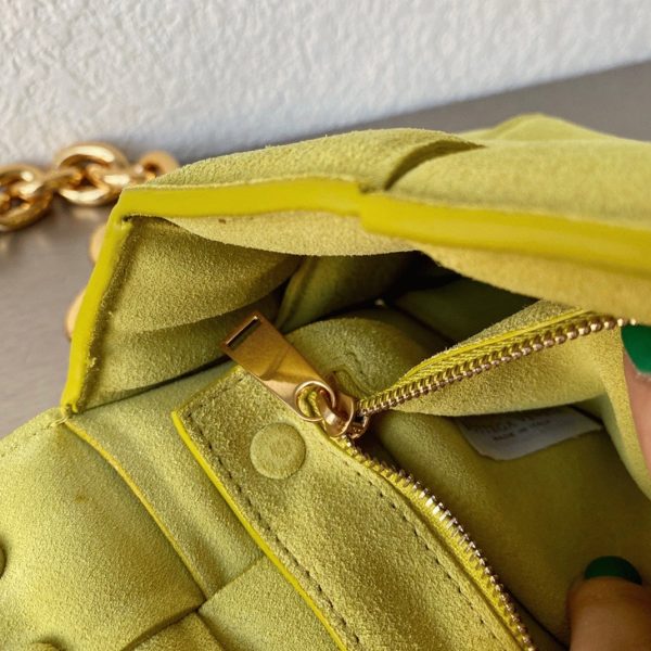 Réplique du sac Bottega Veneta Chain Cassette en Kiwi – Image 6