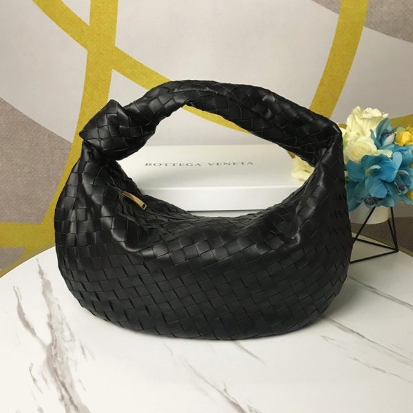 Contrefaçon Petit Sac Bottega Veneta BV Jodie en Noir – Image 4