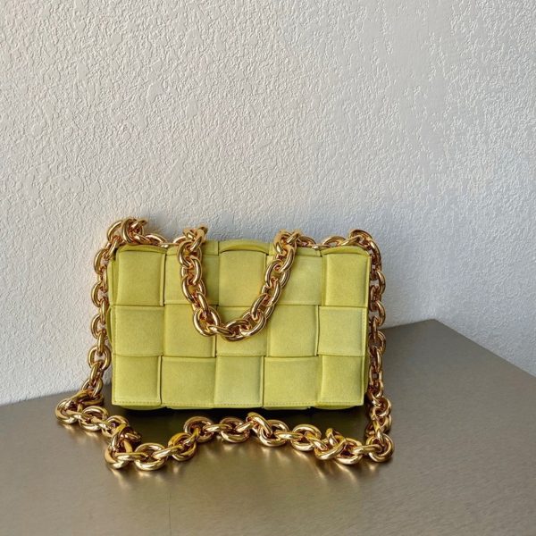 Réplique du sac Bottega Veneta Chain Cassette en Kiwi – Image 5