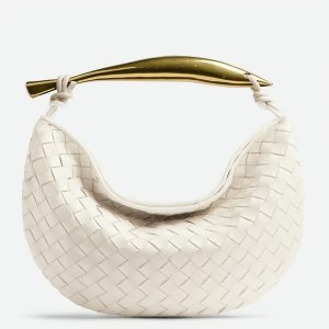 Contrefaçon petit sac Bottega Veneta Sardine en Blanc