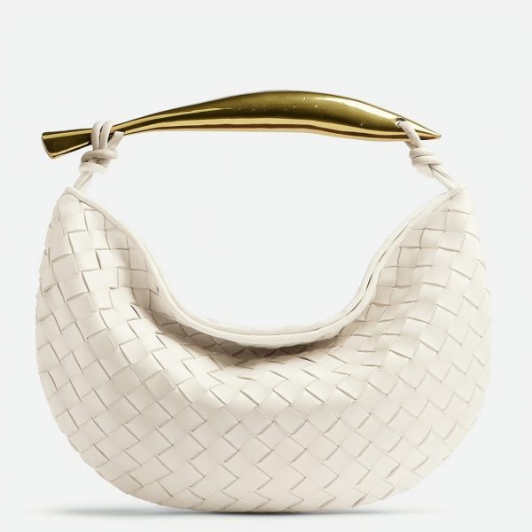 Contrefaçon petit sac Bottega Veneta Sardine en Blanc