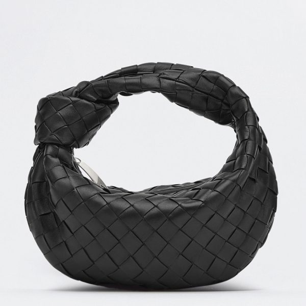 Contrefaçon Mini Sac Bottega Veneta BV Jodie en Noir