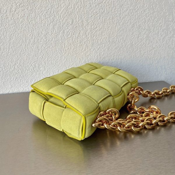 Réplique du sac Bottega Veneta Chain Cassette en Kiwi – Image 3