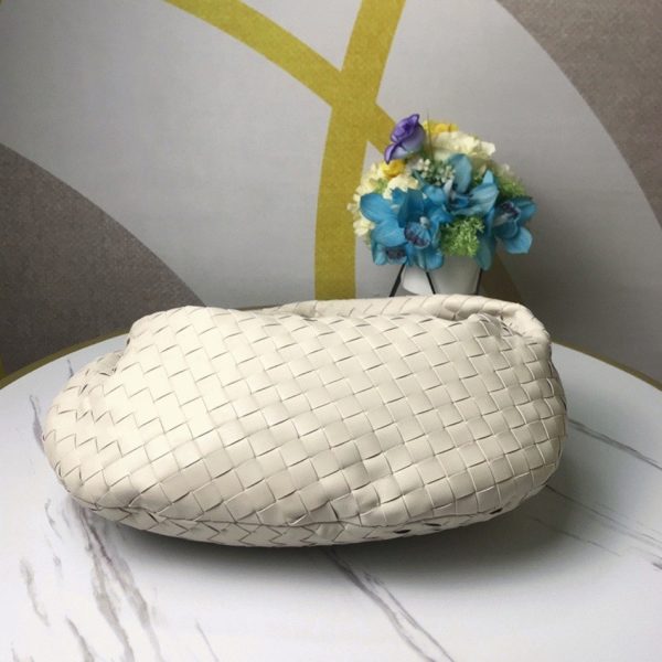 Faux Petit Sac Bottega Veneta BV Jodie en Blanc – Image 9