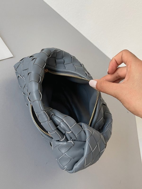 Réplique Mini Sac Bottega Veneta BV Jodie en Thunder – Image 5