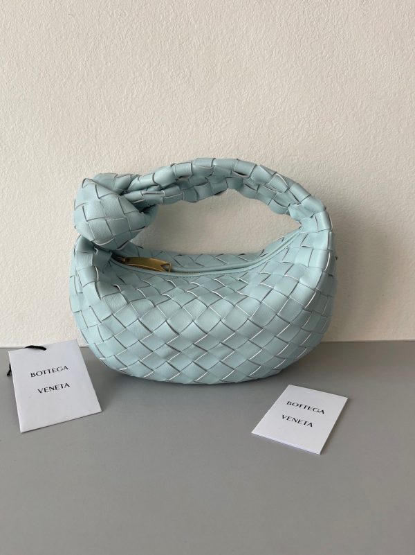 Réplique Mini Sac Bottega Veneta BV Jodie en Bleu Sarcelle Lavé – Image 10