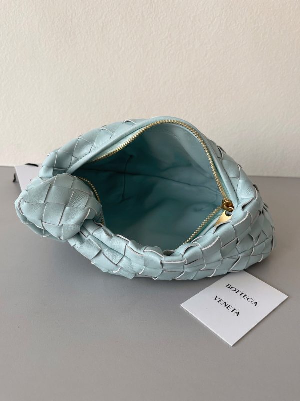 Réplique Mini Sac Bottega Veneta BV Jodie en Bleu Sarcelle Lavé – Image 7