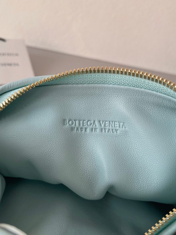 Réplique Mini Sac Bottega Veneta BV Jodie en Bleu Sarcelle Lavé – Image 6