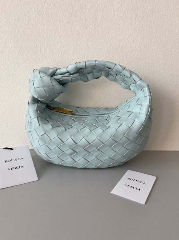 Réplique Mini Sac Bottega Veneta BV Jodie en Bleu Sarcelle Lavé – Image 2