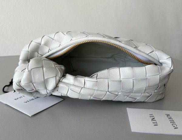 Réplique Mini Sac Bottega Veneta BV Jodie en Blanc – Image 10