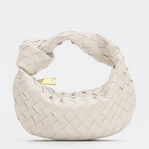 Réplique Mini Sac Bottega Veneta BV Jodie en Blanc