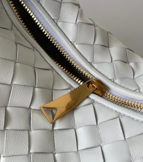 Réplique Mini Sac Bottega Veneta BV Jodie en Blanc – Image 5
