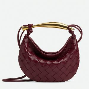 Réplique mini sac Bottega Veneta Sardine en Barolo