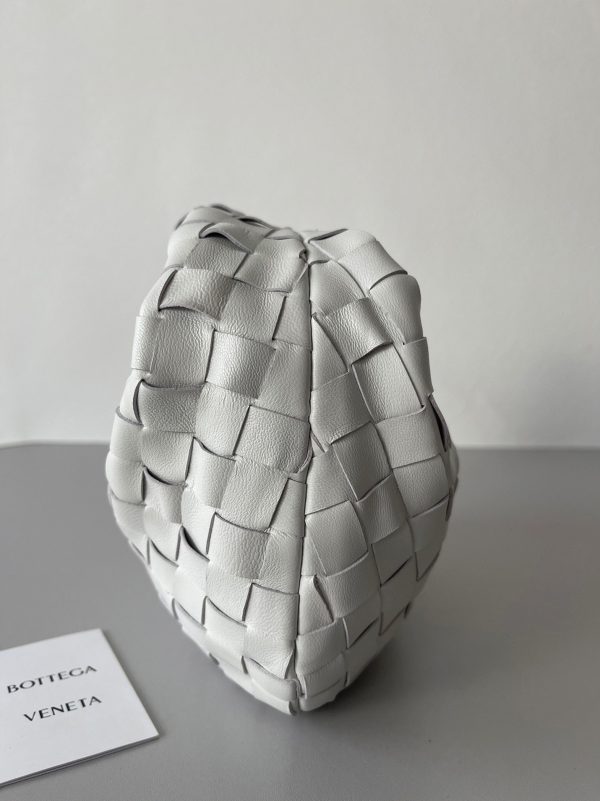 Réplique Mini Sac Bottega Veneta BV Jodie en Blanc – Image 3