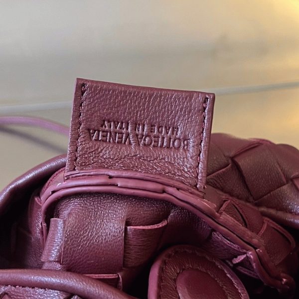 Réplique mini sac Bottega Veneta Sardine en Barolo – Image 10