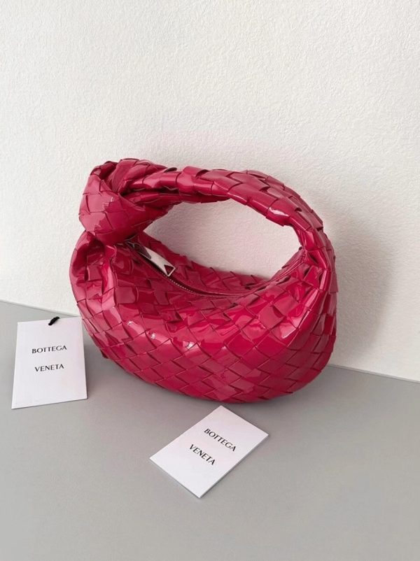 Réplique Mini Sac Bottega Veneta BV Jodie en Rouge – Image 5