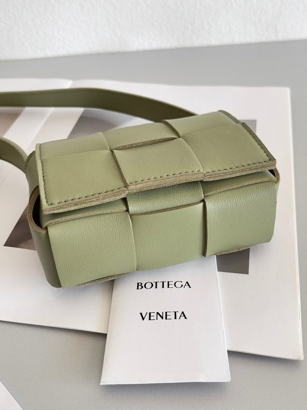Fausse Bottega Veneta Candy Cassette en Travertine – Image 4