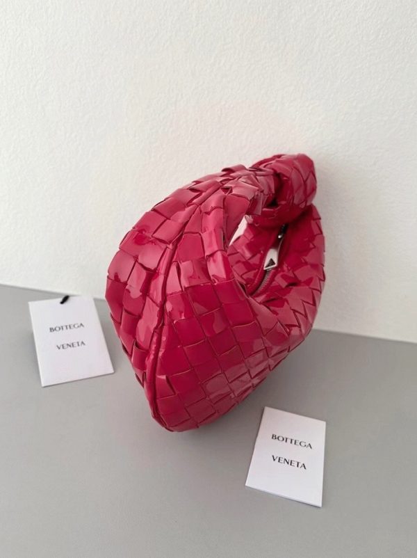 Réplique Mini Sac Bottega Veneta BV Jodie en Rouge – Image 4