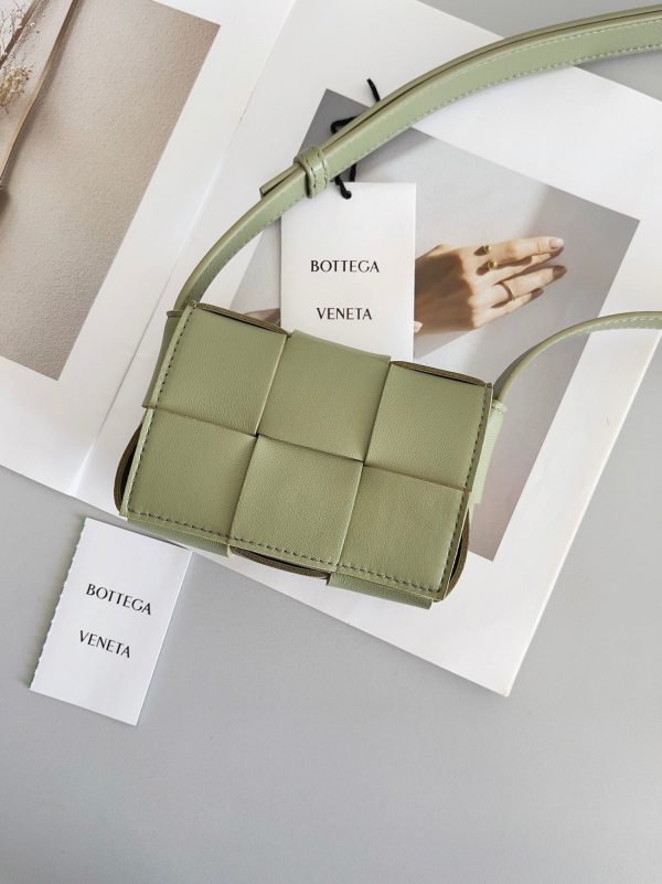 Fausse Bottega Veneta Candy Cassette en Travertine – Image 10
