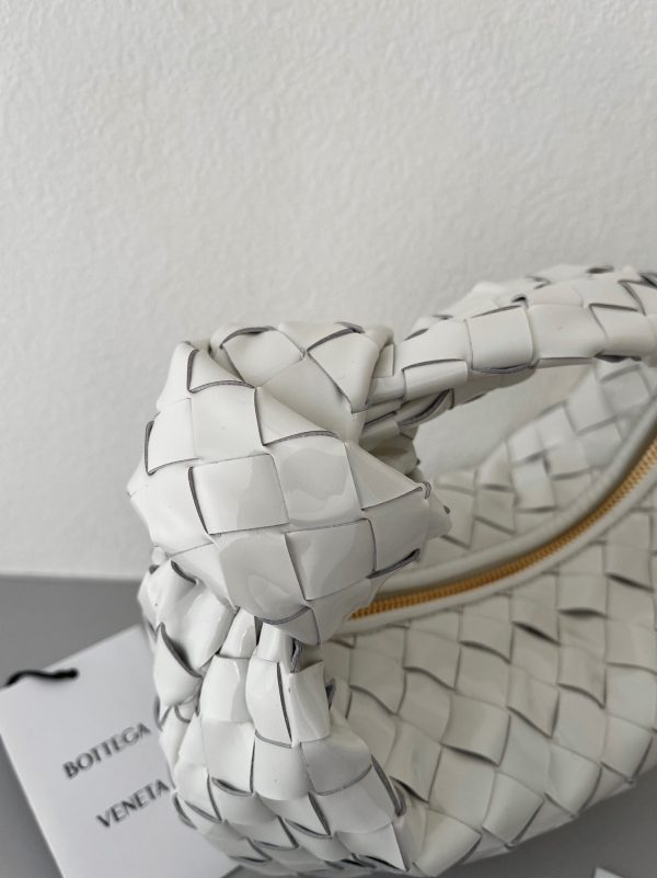 Imitation Mini Sac Bottega Veneta BV Jodie en Blanc – Image 6