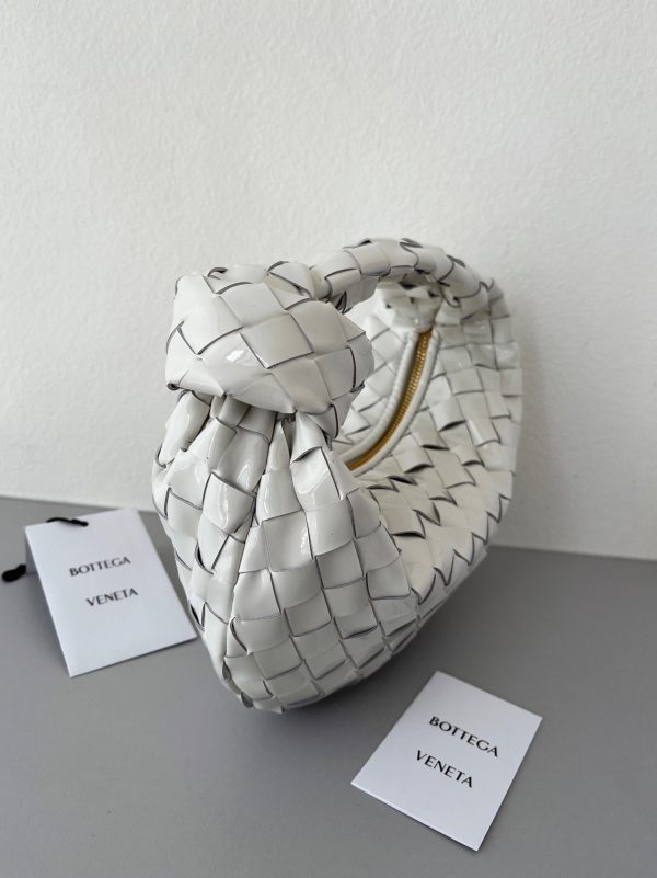 Imitation Mini Sac Bottega Veneta BV Jodie en Blanc – Image 5