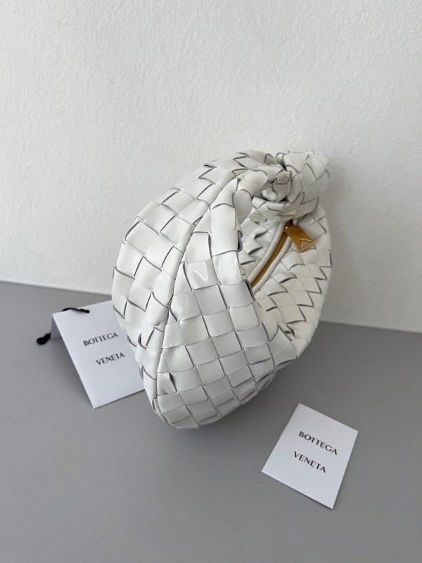 Imitation Mini Sac Bottega Veneta BV Jodie en Blanc – Image 3