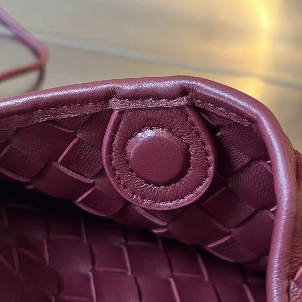 Réplique mini sac Bottega Veneta Sardine en Barolo – Image 7