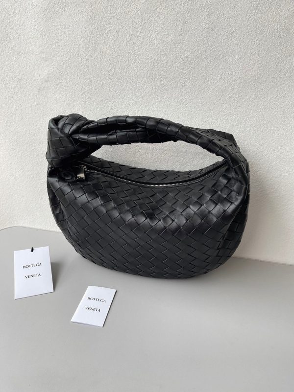 Faux Sac Adolescent Bottega Veneta BV Jodie en Noir – Image 3