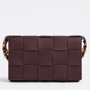 Réplique Sac Bottega Veneta Cassette en Bourgogne