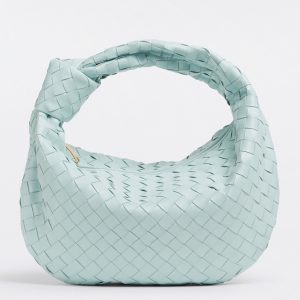 Réplique Sac Adolescent Bottega Veneta BV Jodie en Bleu Sarcelle Lavé