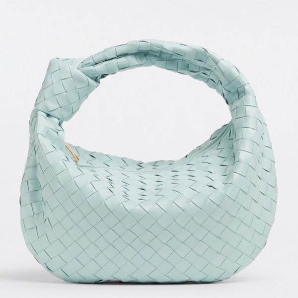 Réplique Sac Adolescent Bottega Veneta BV Jodie en Bleu Sarcelle Lavé