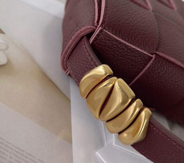 Réplique Sac Bottega Veneta Cassette en Bourgogne – Image 7