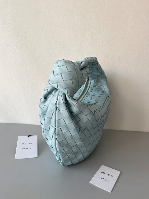 Réplique Sac Adolescent Bottega Veneta BV Jodie en Bleu Sarcelle Lavé – Image 9