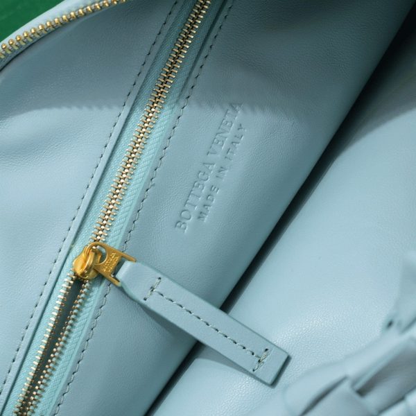 Réplique Sac Adolescent Bottega Veneta BV Jodie en Bleu Sarcelle Lavé – Image 8