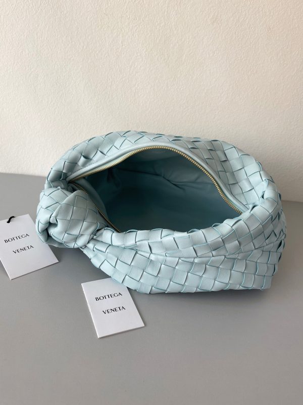 Réplique Sac Adolescent Bottega Veneta BV Jodie en Bleu Sarcelle Lavé – Image 7