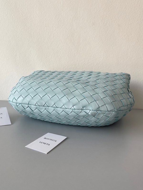 Réplique Sac Adolescent Bottega Veneta BV Jodie en Bleu Sarcelle Lavé – Image 5