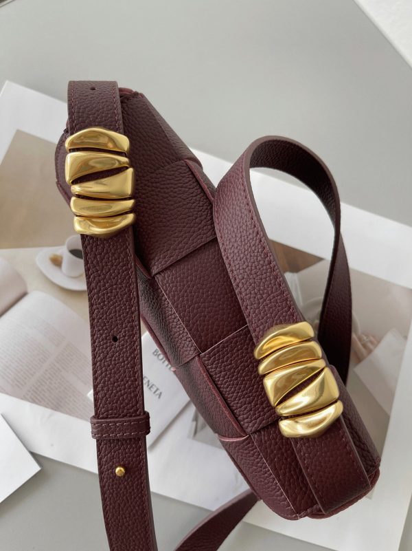 Réplique Sac Bottega Veneta Cassette en Bourgogne – Image 2