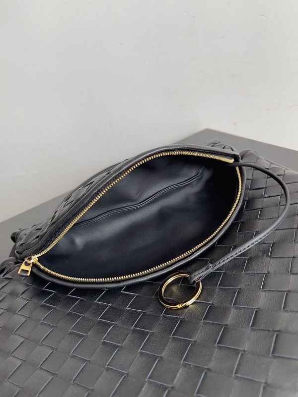 Contrefaçon sac Bottega Veneta Gemelli moyen en Noir – Image 2