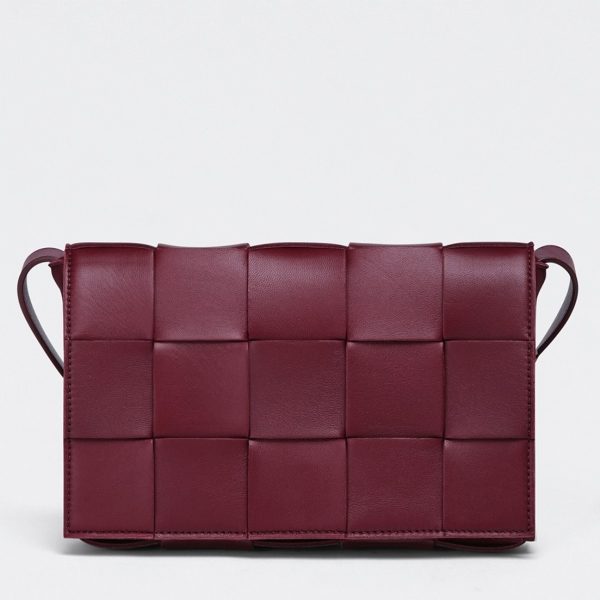 Fausse Bottega Veneta Cassette en Bordeaux