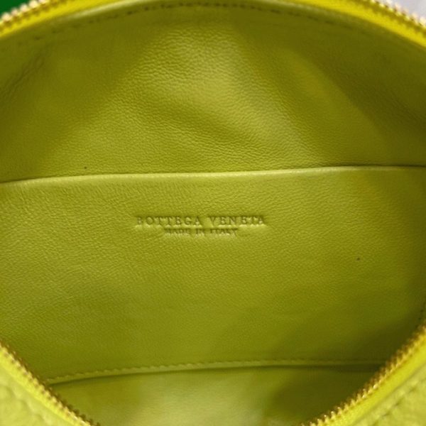 Imitation Mini Sac Bottega Veneta Loop en Kiwi – Image 5