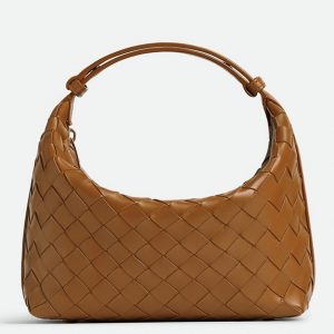 Réplique Bottega Veneta Mini Wallace Bag en Marron