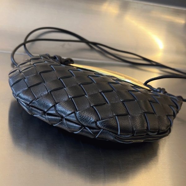 Faux mini sac Bottega Veneta Sardine en Noir – Image 4