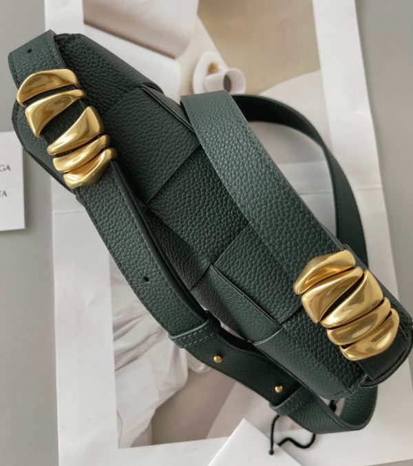 Faux Sac Bottega Veneta Cassette en Raintree – Image 8