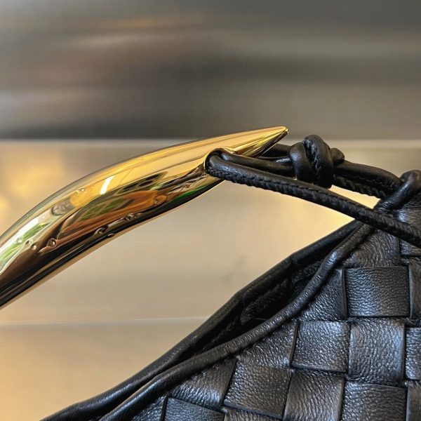 Faux mini sac Bottega Veneta Sardine en Noir – Image 3