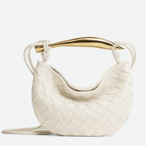 Contrefaçon mini sac Bottega Veneta Sardine en Blanc